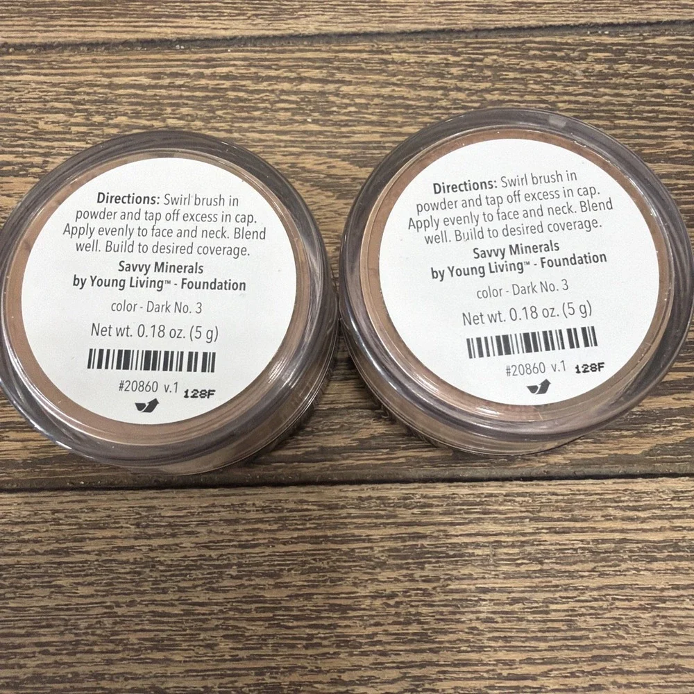 Savvy Minerals by Young Living Foundation Color: Dark No. 3 - set of 2 New!